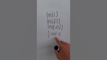 What is the natural log of i? ln(i) #shorts
