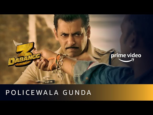 Policewala Gunda | Dabangg 3 | Salman Khan | Amazon Prime Video - YouTube