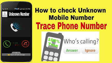How to trace a unknown number with name, location, address and photo