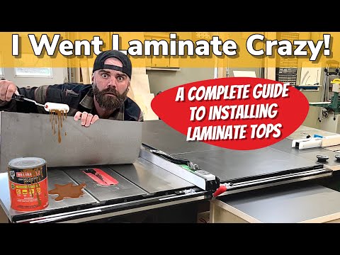 How to Install Laminate on Your Worktop || DIY Laminate Work Surfaces