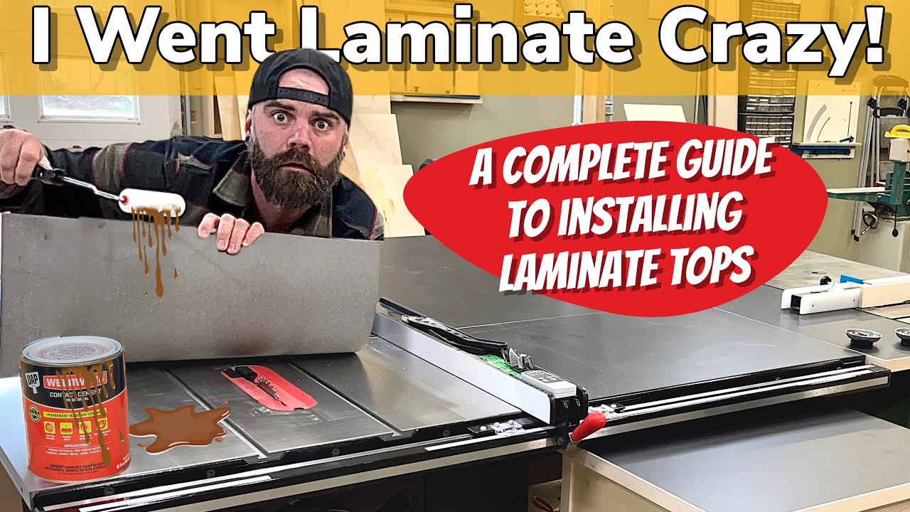 How to Install Laminate on Your Worktop || DIY Laminate Work Surfaces, on YouTube
