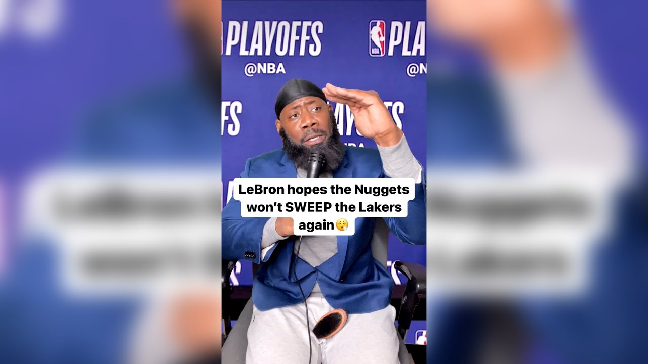 LeBron PROMISES the LAKERS Won't Get SWEPT | How Many Games Will The ...