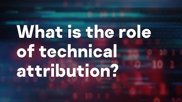 What is the role of technical attribution?
