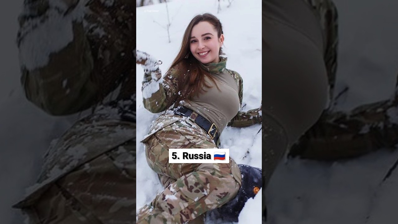 ⁣😍 Top 10 Countries With Most Beautiful Female Soldier ✨🔥#top10ner #top10 #shorts