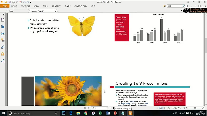 Convert PPT to PDF  -- Multiple slides in single page