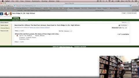 How to find a book with the library catalog