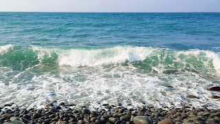 : Beach with the sound of stones