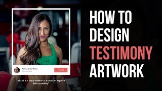 How to design testimony artwork in Photoshop | click3d