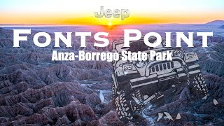 Fonts Point at Anza-Borrego State Park | Jeep Wrangler Edition | SoCal trail