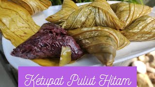 Resepi Ketupat Pulut Hitam | Cara Membungkus Ketupat Daun Palas