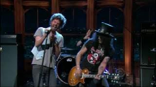 By the sword   Slash live The late late show