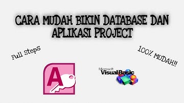 ❗Tutorial Membuat Database Menggunakan Ms. Access dan Menghubungkannya Ke Visual Basic 6.0❗