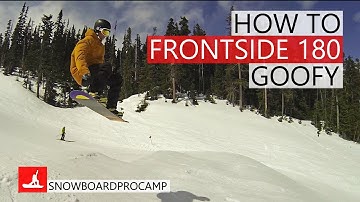 How to Frontside 180 - Snowboarding Tricks Goofy