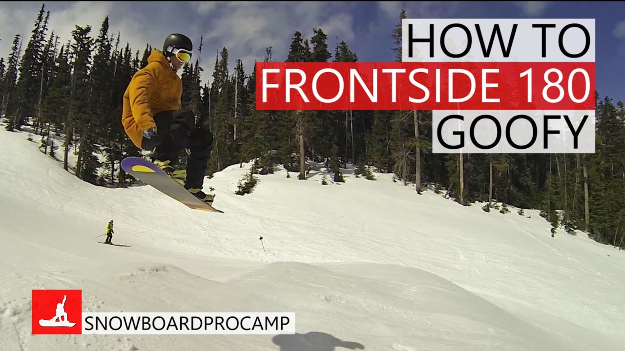 How To Frontside 180 Snowboarding Tricks Goofy Youtube in How To 360 Snowboard Goofy