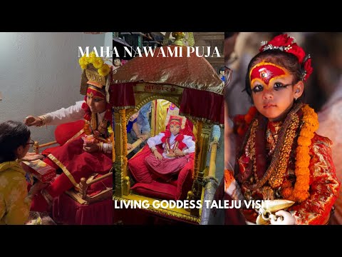 NINTH DAY OF DASHAIN 2082 Taleju Bhawani Darshan New Dhya Ma Kumari Maju