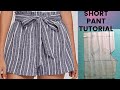 HOW TO MAKE A SHORT PANT, PATTERN AND SEWING