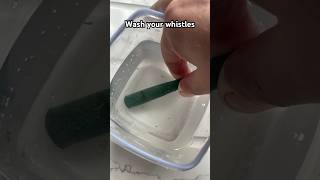 Wash Your Whistles Every Couple Of Months