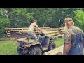 Build a Rustic LOG Cabin, Settin' Wall Logs Build a Rustic LOG Cabin, Settin' Wall Logs