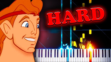 Go The Distance (from Hercules) - Piano Tutorial