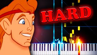 Go The Distance (from Hercules) - Piano Tutorial chords