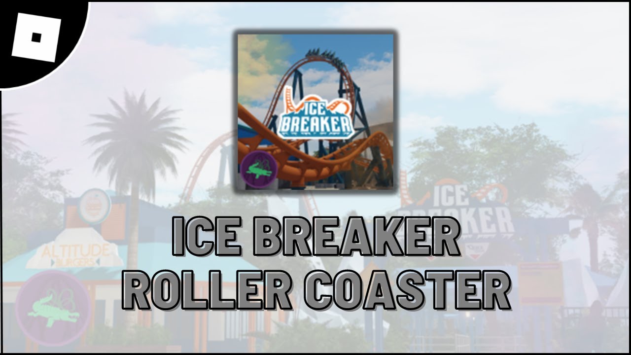 Ice Breaker Roller Coaster SeaWorld Orlando roblox YouTube