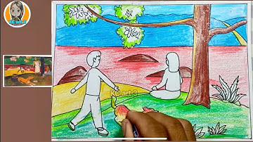 Thiên nhiên trong tranh của họa sĩ Paul Gauguin - lớp 8 | Vẽ tranh theo tác phẩm của Paul Gauguin