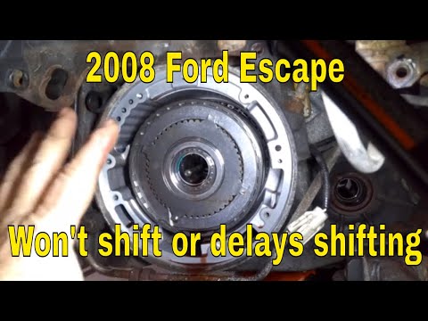 2008 Ford Escape-transmissie schakelt niet tot 4k rpm of hoger