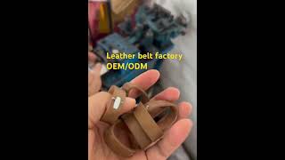 Making leather belt accessories #belt #beltmaking #oemfactory #leatheraccessories #customerservice