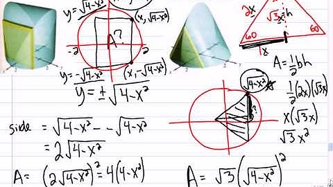 Mr Joyce AP Calculus Volume of Solids with Known Cross Sections III