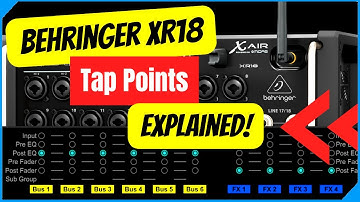 Demystifying XR18 Channel Send & Output Tap Points | Monitor setting | Mixing Station and X-Air Edit