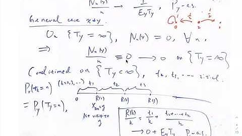 Asymptotic Behavior of Markov Chains