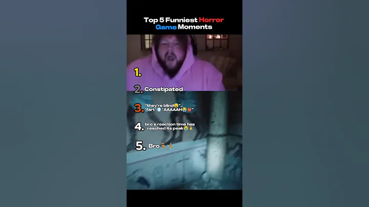 Top 5 Funniest Horror Game Moments😂 thumbnail