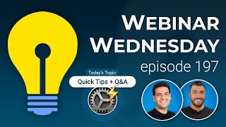 BD Quick Tips Membership Tips - Webinar Wednesday 197