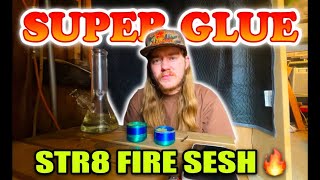 Super Glue Strain Cart Sesh – This Shit is STR8 FIRE 🔥 (Heavy Indica Vibes)
