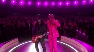 Ryan Gosling y Slash sorprendieron en los Oscars con una interpretación a todo rosa de I’m just Ken