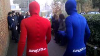 Morph people get revenge on fat person.