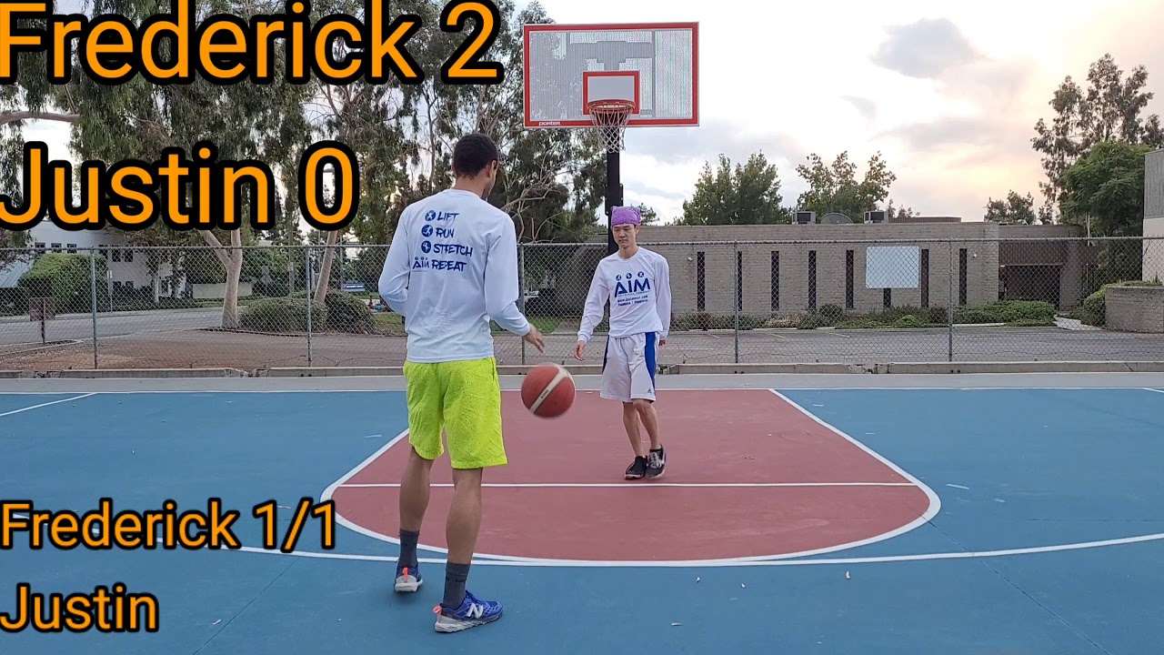 1 on 1 for fun with Frederick and Justin 3