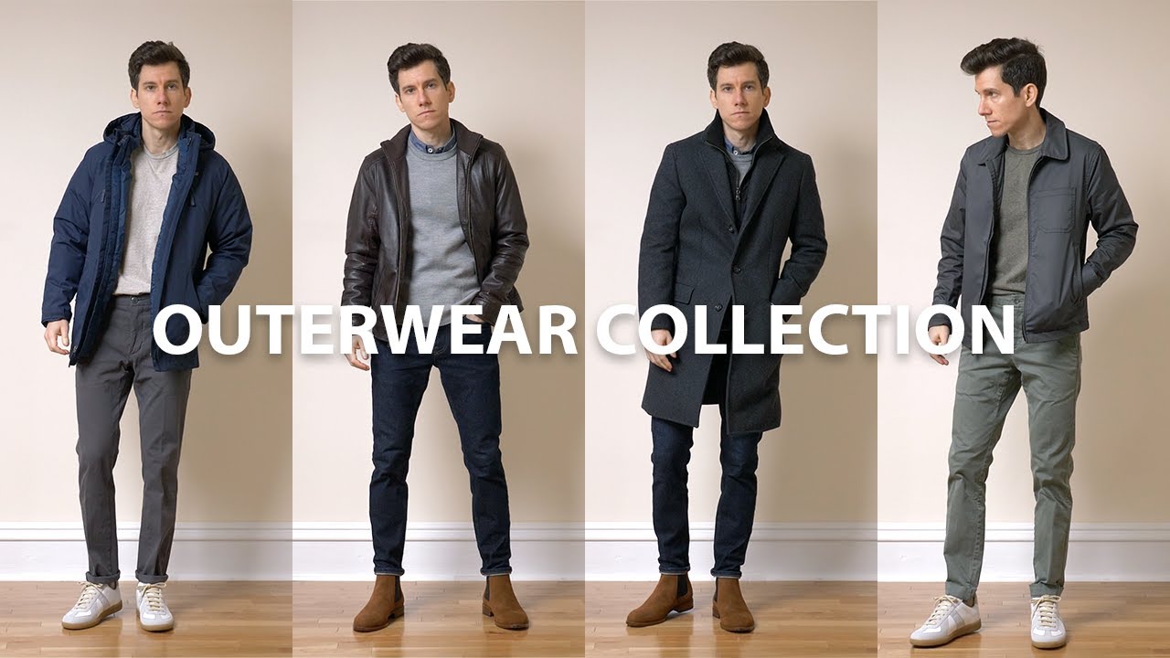 A Minimalist Men's Outerwear Collection | Men's Wardrobe Tips - YouTube