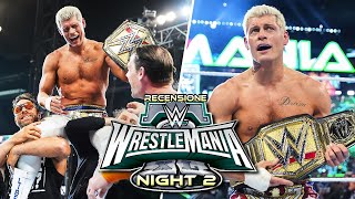 WrestleMania 40 segna l'inizio di una Nuova Era (Night 2)