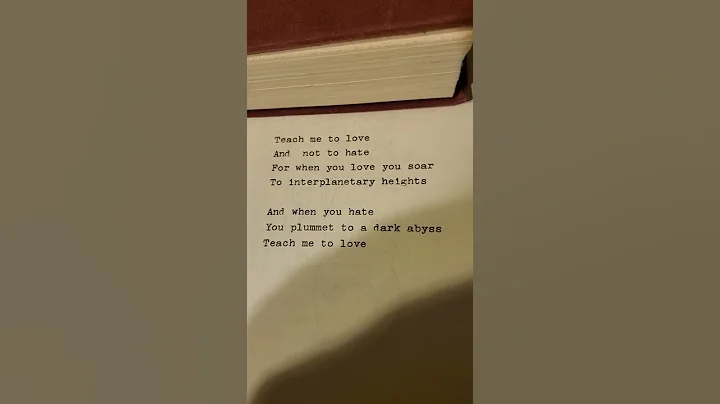 Teach Me To Love, by Edith Greenberg