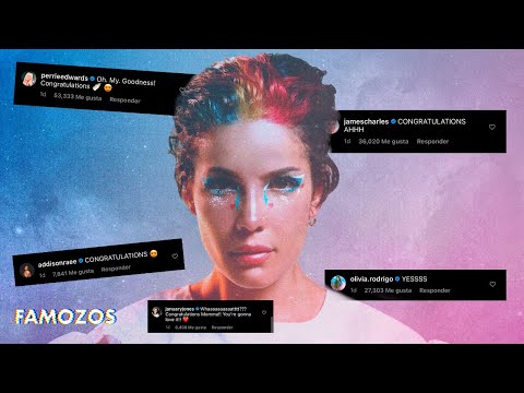 ESTA FUE LA REACCIÓN DE LAS CELEBRIDADES ANTE EL EMBARAZO DE HALSEY