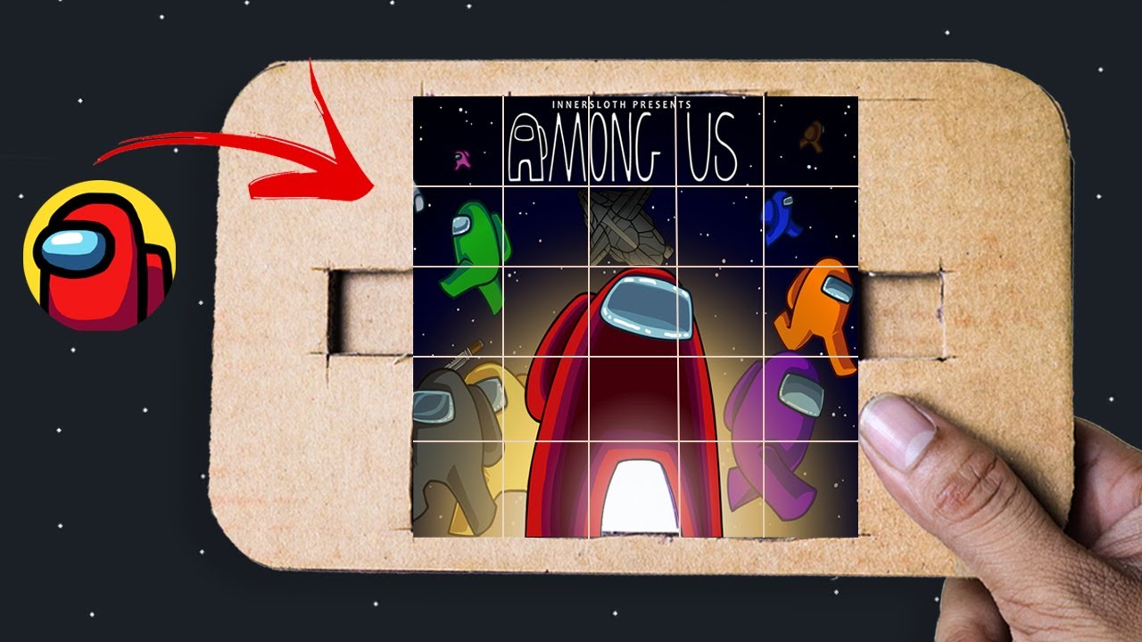 I MADE AN AMONG US BOARD GAME - DIY 