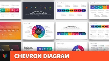 Chevron Arrow Diagram PowerPoint Template