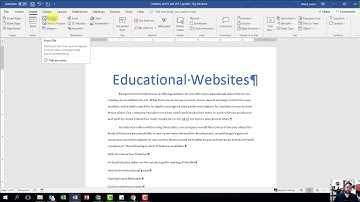 CGS 1000 Word Chapter 12 Grader Project Walktrough
