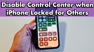 iPhones: How to Disable Control Center on Lock Screen for Others but Not You