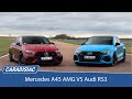 Les essais de Soheil Ayari - Audi RS3 VS Mercedes A45AMG : des anneaux en forme olympique ?