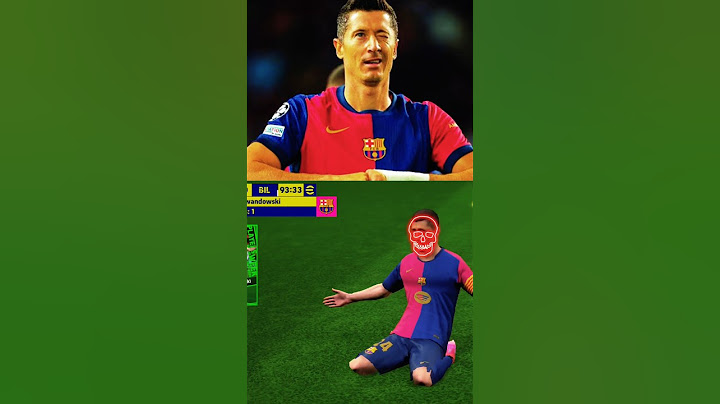 Robert Lewandowski Goal Supper Goal #shorts #efootball #Robert Lewandowski🔥