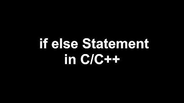if else statement in c/c++ programming hindi/urdu