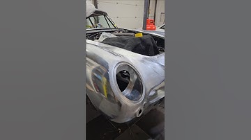 Aston Martin DB6 Aluminium work #shorts #metalshaping #metalfabrication