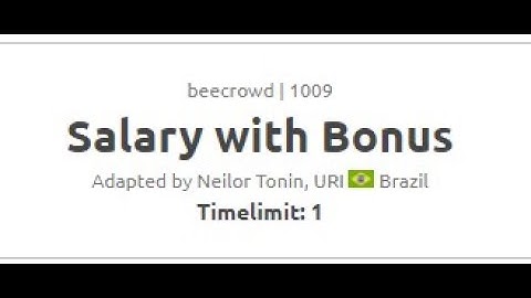 1009 uri / beecrowd online judge problem solving using c program.